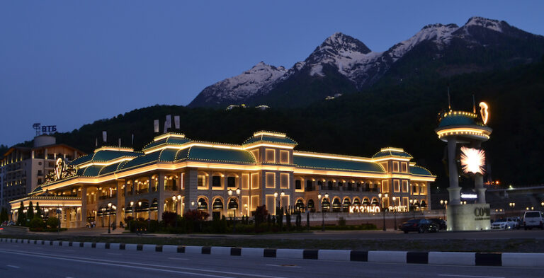 Sochi,,Russia,-,May,01,,2018:,Casino,Sochi,At,Night