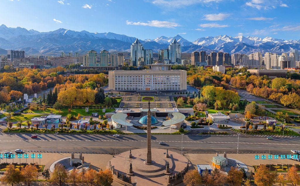 Almaty,,Kazakhstan,,17.10.2024.,View,From,A,Quadcopper,Of,Republic,Square