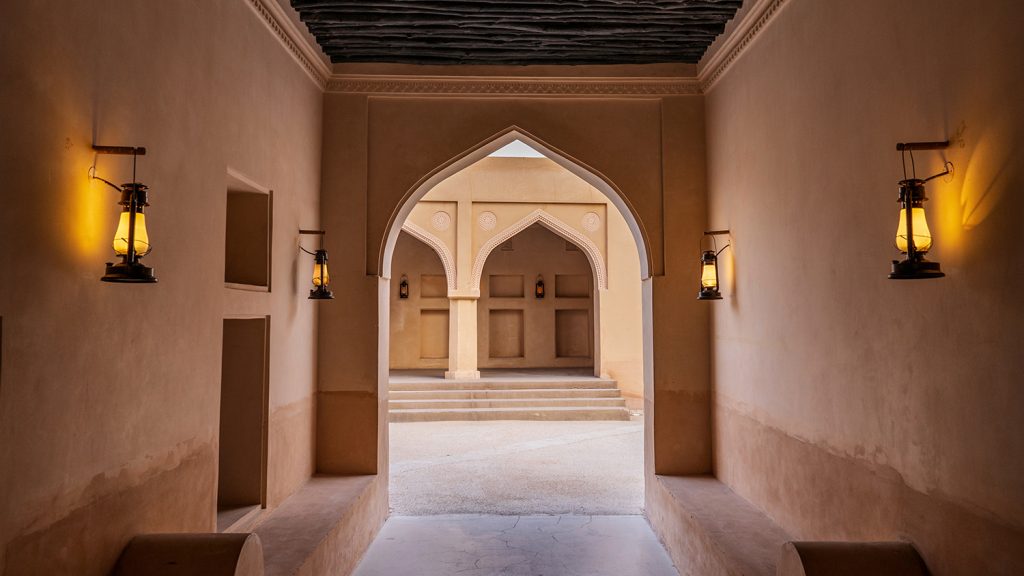 Doha,,Qatar-,June,06,2024,:,Traditional,Qatari,House,Exterior,At